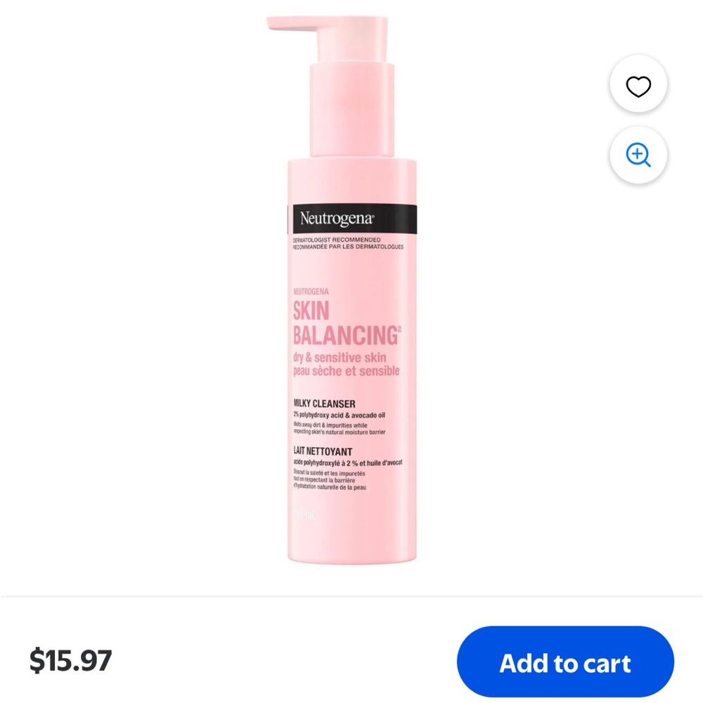 Neutrogena Pink Skin Balancing Cleanser